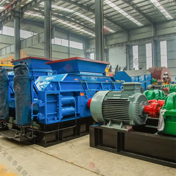 液壓對輥破碎機輕松破碎石灰石、石膏、硬質頁巖